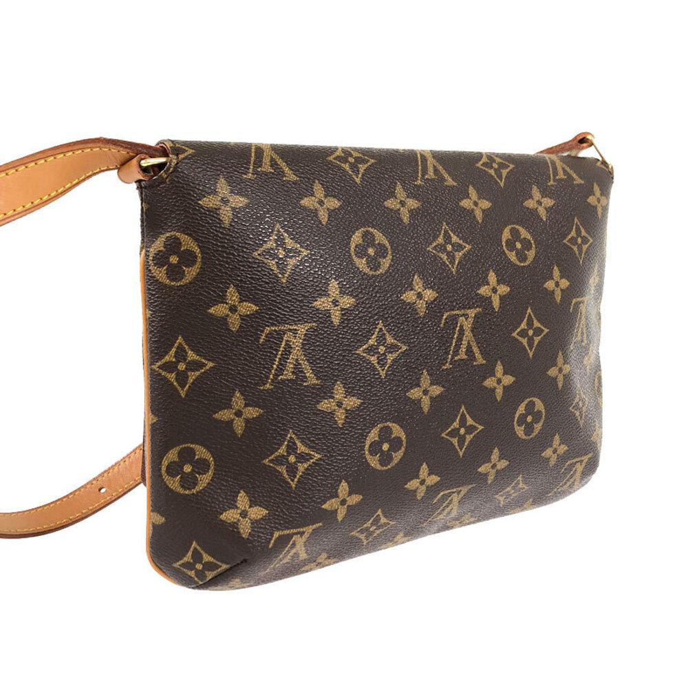 Louis Vuitton Tango Short Musette Monogram Shoulder Bag Brown